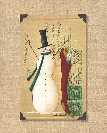 HIVER & NOEL country & folk art serie C