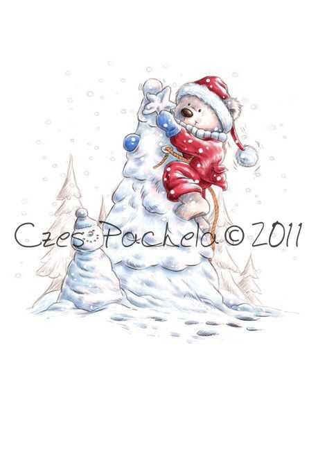 Mignonnes illustrations de Czes Pachela ( hiver) 