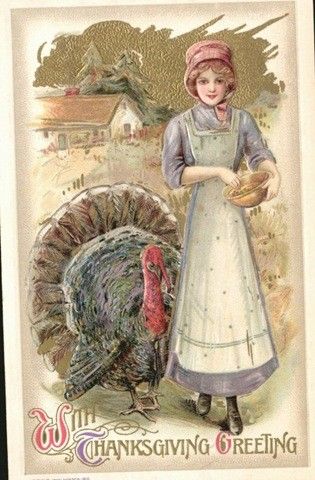 15- Cartes vintage A ( fêtes diverses) :Thanksgiving