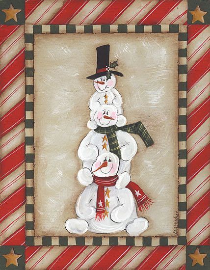 HIVER & NOEL country  & folk art serie B