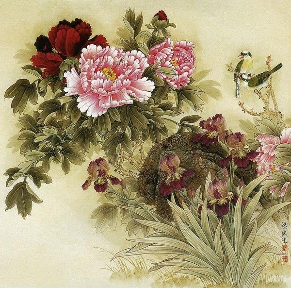 171-Art asiatique faune et flore 2