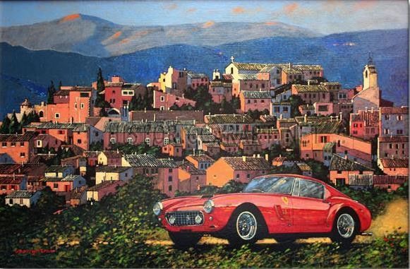 Auto & divers vehicules en peintures de Barry Rowe