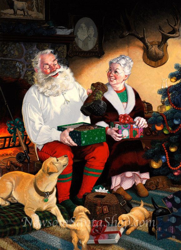 33-Hiver & Noel : Beaux tableaux de T.Newsom