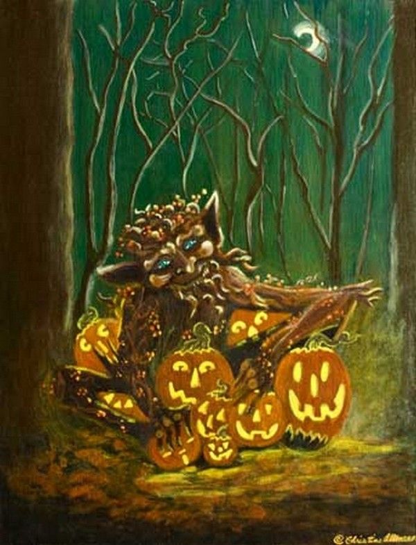 Automne et Halloween ( art )
