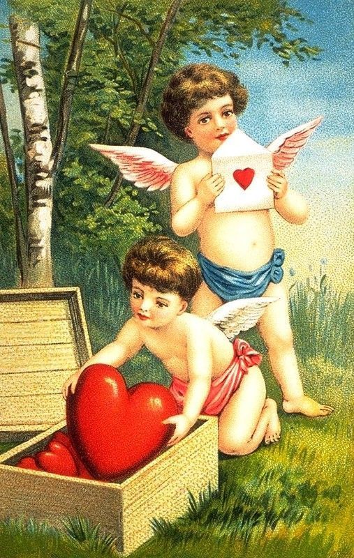 Illustrations vintage (  anges )