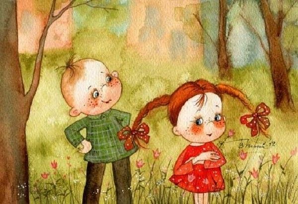 Mignonnes illustrations de V. Kirdiy