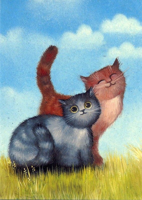 14-chats peints serie C ( A.H)