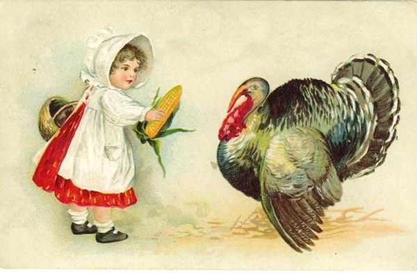 15- Cartes vintage A ( fêtes diverses) :Thanksgiving