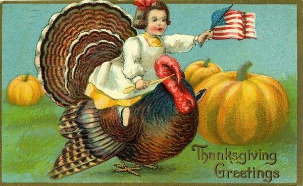 15- Cartes vintage A ( fêtes diverses) :Thanksgiving