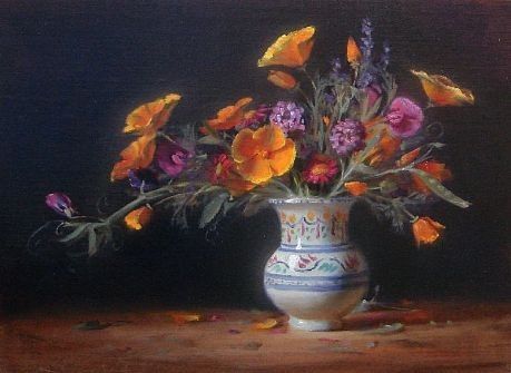 Fleurs et jardins en peintures    (C.E )