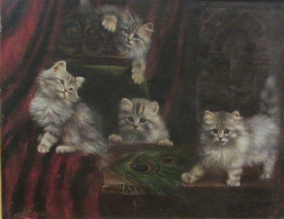 14-chats et chiens dans l'art classique 