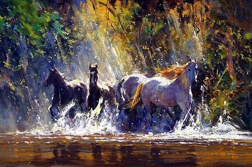 Beaux tableaux de Robert Hagan 