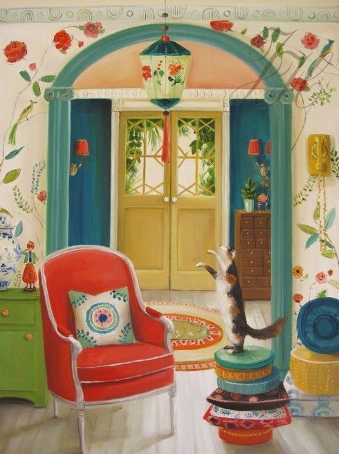 12-Beaux tableaux de Janet Hill