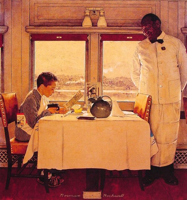 Illustrations vintage de N.Rockwell  