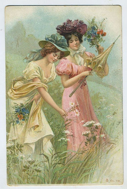 15-Illustrations anciennes femmes