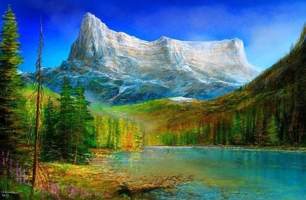 Paysages en peinture C    ( A.K)