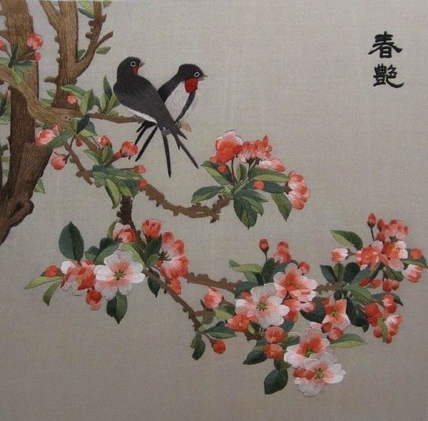 Art  asiatique  faune et flore  