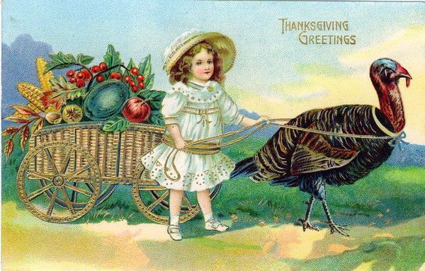 15- Cartes vintage A ( fêtes diverses) :Thanksgiving