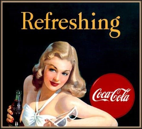 Illustrations vintage Coca Cola