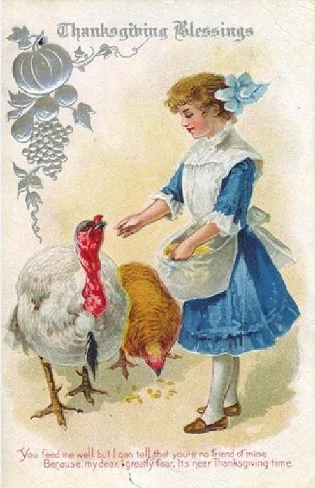 15- Cartes vintage A ( fêtes diverses) :Thanksgiving