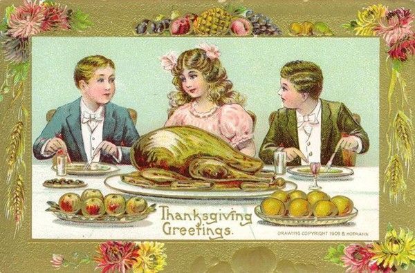 15- Cartes vintage A ( fêtes diverses) :Thanksgiving