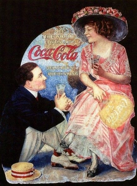 Illustrations vintage Coca Cola