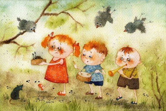 38-Mignonnes illustrations de V. Kirdiy