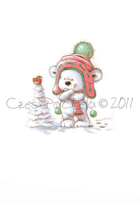 Mignonnes illustrations de Czes Pachela ( hiver) 