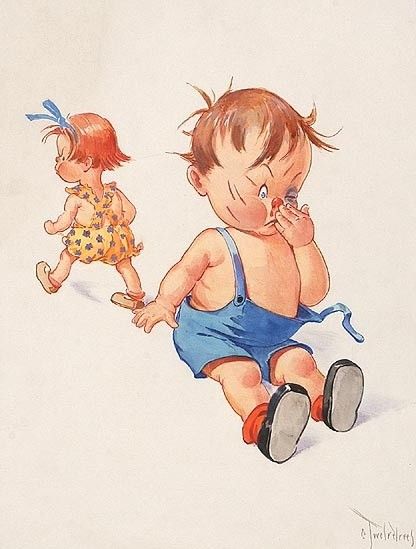 15-illustrations vintages enfants