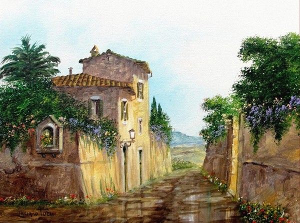 24- cottages & villages en peinture B  ( L.T)