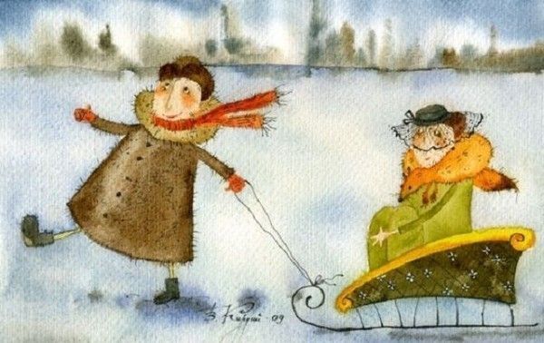 38-Mignonnes illustrations de V.Kirdiy