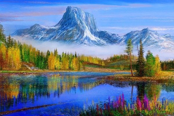 Paysages en peinture C    ( A.K)