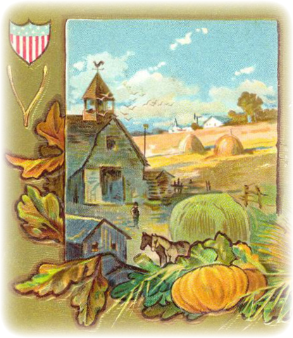 15- Cartes vintage A ( fêtes diverses) :Thanksgiving