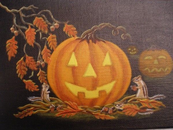 Automne et Halloween ( art )