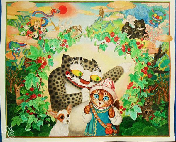 12-Beaux tableaux de Mariecat  ( chats )