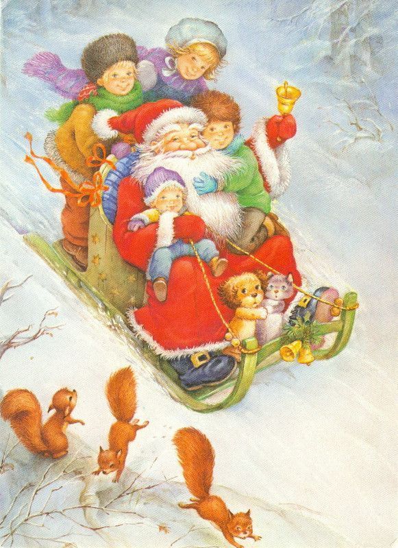 33-Hiver et Noel mignonnes illustrations d'hiver et de Noel