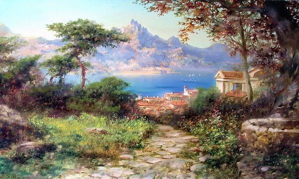 Paysages en peinture   C   (A.M) 