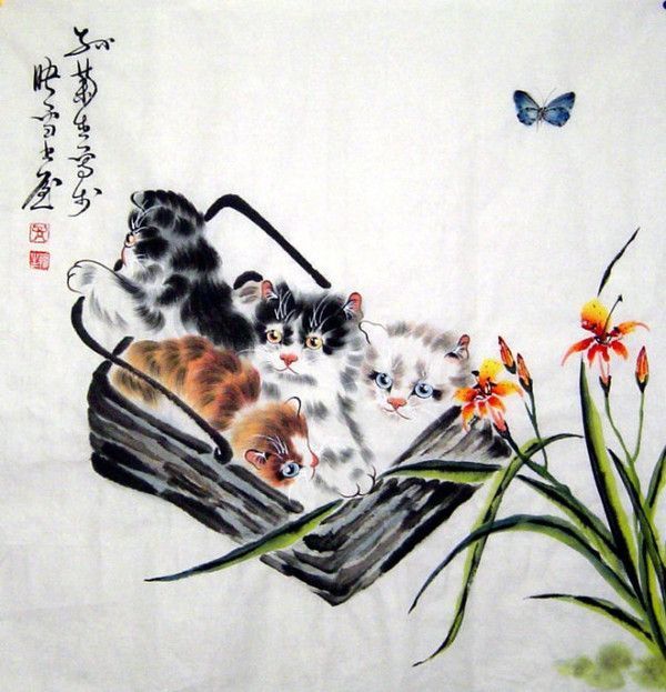 Art asiatique faune et flore  ( S.J)