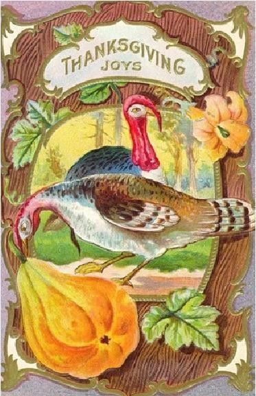 15- Cartes vintage A ( fêtes diverses) :Thanksgiving