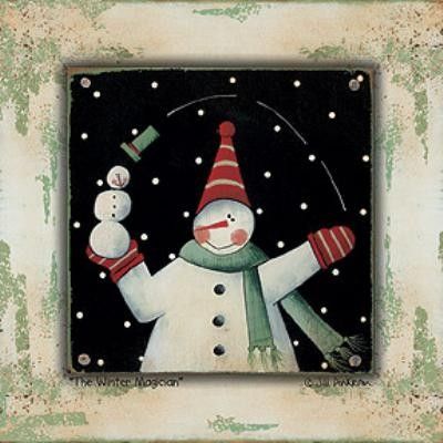 HIVER & NOEL country & folk art serie C