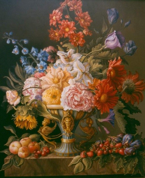 Fleurs fruits jardins en peintures   M.TL