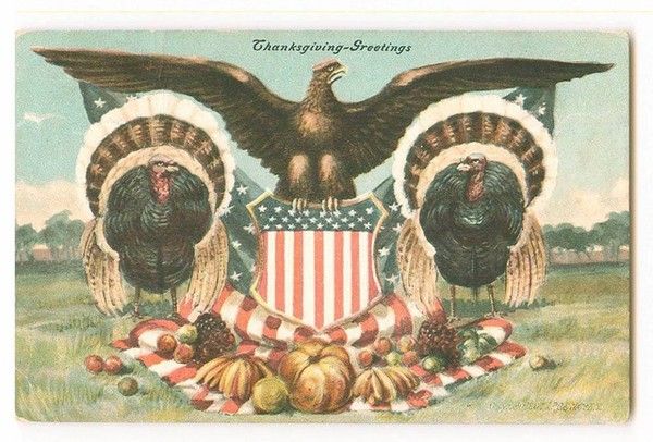 15- Cartes vintage A ( fêtes diverses) :Thanksgiving