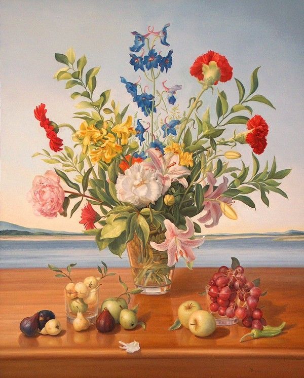 Fleurs fruits jardins en peintures   M.TL