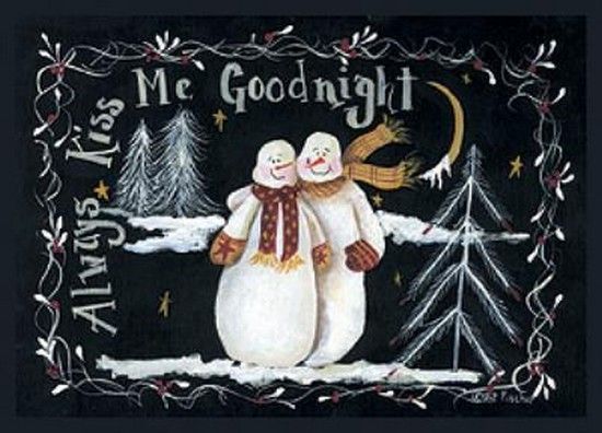 HIVER & NOEL country  & folk art serie B