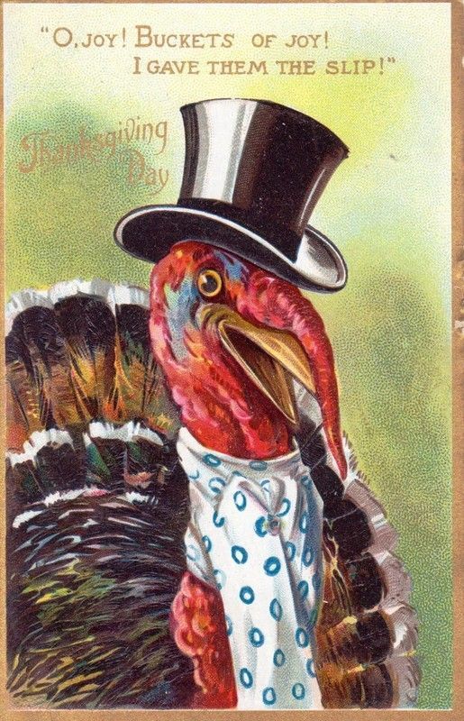 15- Cartes vintage A ( fêtes diverses) :Thanksgiving