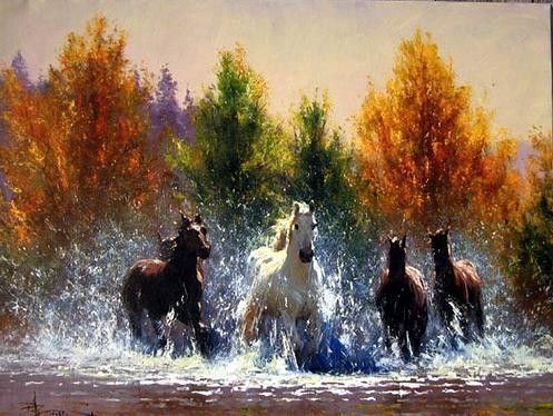 Beaux tableaux de Robert Hagan 