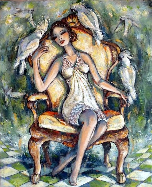 12-Beaux tableaux de Jeanne Saint Cheron