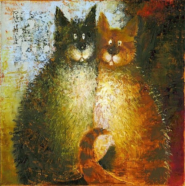 14-chats peints serie B 