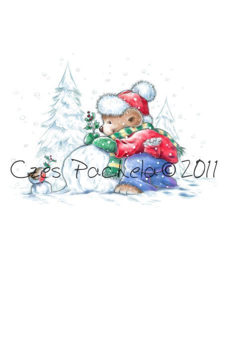 Mignonnes illustrations de Czes Pachela ( hiver) 