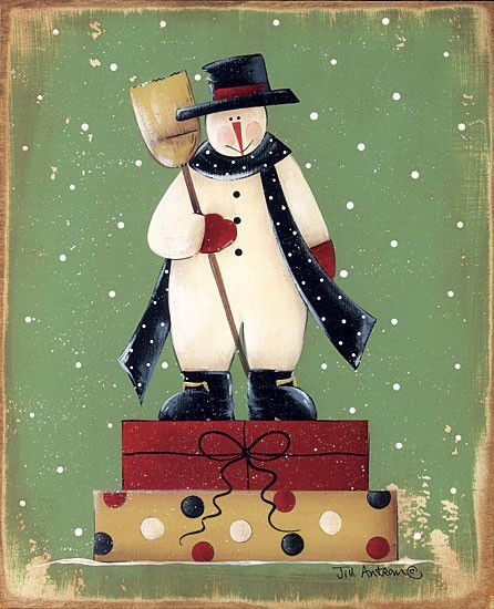 HIVER & NOEL country & folk art serie C